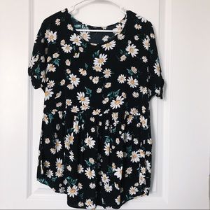 Short Daisy Floral Dress/Shirt